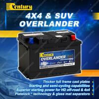 Century Overlander 4X4 MF Battery for Nissan Navara D23 2.3 DCi YS23DDT