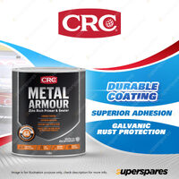 1 x CRC Metal Armour Paint Protectant 1L Zinc Rich Primer & Sealer