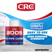 1 x CRC PVC Adhesive Pipe Cement 500ml Rapid Drying Waterproof Bond