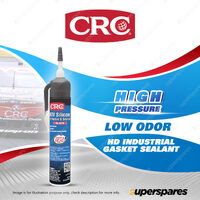 1 x CRC RTV Silicone Black 184g Heavy Duty Industrial Gasket Sealant Filling Gap