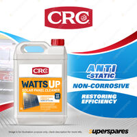 1 x CRC WattsUp Solar Panel Cleaner 5L Restores Solar Cells Efficiency