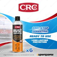 6 x CRC Rust Converter Lubricant 425g Aerosol Effective Rust Protection