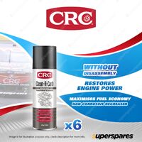 6 x CRC Heavy Duty Clean-R-Carb 400g/550ml Fuel System Parts Cleaner