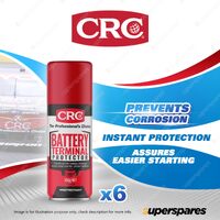 6 x CRC Battery Terminal Protector Aerosol Spray 300g Protect Against Corrosion