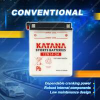 Katana Sports Battery - 12V 125CCA 14Ah for Yard Man Inc Beelte & Yard Bug