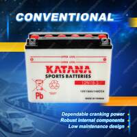 Katana Sports Battery - 12V 140CCA 18Ah for Rover Raider Rancher Ranger