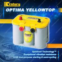 Century Yellowtop Optima Battery for Fiat Freemont Front Terminal Post