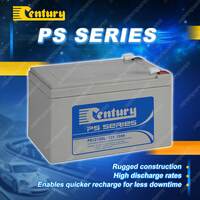 Century PS Series Battery - 12 Volts 12Ah Warranty 12M Stationary Power