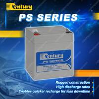 Century PS Series Battery - 12 Volts 4Ah Warranty 12M Stationary Power