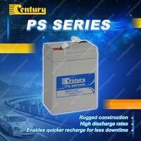 Century PS Series Battery - 6 Volts 4Ah Warranty 12M Stationary Power