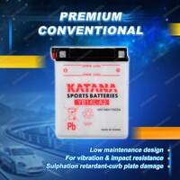 Katana Sports Battery - 12V 175CCA 14Ah for Gilera Various Models Motorcycle