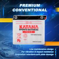 Katana Sports Battery - 12V 215CCA 19Ah for Cagiva Various Models