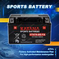 Katana Sports Battery - 105CCA 6Ah Warranty 12M for Daelim NS 125cc Motorcycle