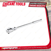 Chicane 3/8" Drive Flexible Ratchet Handle - 72 Teeth Chrome Vanadium Steel