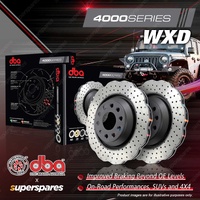 DBA Front 4000 Wave XD Brake Rotors for Skoda Ateca Kodiaq NS Leon Cupra 1LD