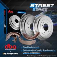 DBA Street Rear Brake Drums Shoes for Nissan Patrol GQ Y60 DX ST TI 4.2L 4WD