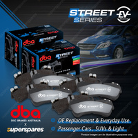 DBA F + R Street EV Brake Pads for Tesla Model 3 ELEC 19-On With Sport Up-grade