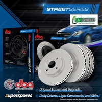 DBA Front + Rear Street EnShield Disc Brake Rotors for Honda Civic FK 12-17 Auto