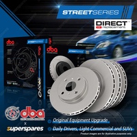 DBA Front + Rear Street Series Disc Brake Rotors for Pontiac GTO All Models 2005