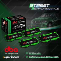 DBA Front Street Performance Disc Brake Pads for Audi Q3 8U SUV 2.0L 1LJ 1ZD