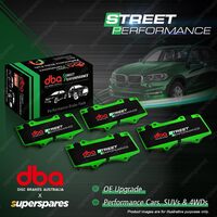 DBA Rear Street Performance Brake Pads for Audi A1 8X GBA Q3 8U F3N Sportback