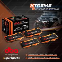 DBA Front Xtreme Performance Disc Brake Pads for Audi Q7 4L 3.0L 3.6L 4.2L 6.0L