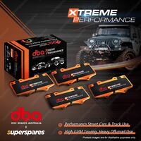 DBA Rear Xtreme Performance Disc Brake Pads for HSV Clubsport Maloo VE 6.2L