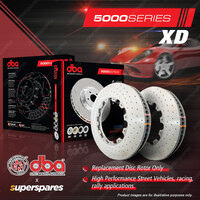 2x DBA Front 5000 XD Disc Rotors for Hyundai I30 N Performance Pde 2020 - On