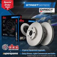 DBA Street Front Disc Brake Rotors for Holden Gemini RB FWD 1985-1987 Solid