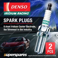 2 x Denso Moto Iridium Racing Spark Plugs for Aprilia 850cc 1000cc 24mm