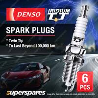 6 x Denso Iridium TT Spark Plugs for Toyota Kluger Mark II JZX110 Soarer Supra