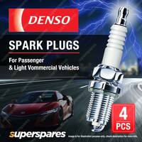 4 x Denso Spark Plugs for Mazda Rx-7 SA 12AN2 1.2L Twin Turbo FD RE13B 1.3L