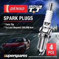 4 x Denso Iridium TT Spark Plugs for Triumph Dolomite WF Spitfire FM3 MK III IV