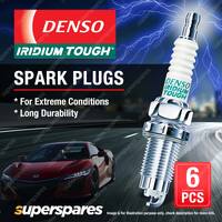 6 x Denso Iridium Tough Spark Plugs for Jeep Cherokee Grand Cherokee Wrangler