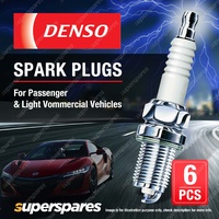 6 x Denso Spark Plugs for Toyota Land Cruiser FJ40V FJ45V FJ55V FJ40RV FJ45RV