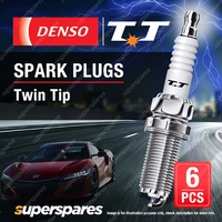 6 x Denso Twin Tip Spark Plugs for BMW 730i 730iL 735i 735iL E32 2500-3.3 Li E3