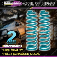 2x Rear Dobinsons 20mm Lift Coil Springs for Toyota Landcruiser Prado 120 Series