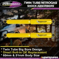 Rear Dobinsons Heavy Duty Twin Tube Shock Absorbers for Mazda BT-50 UN UP UR