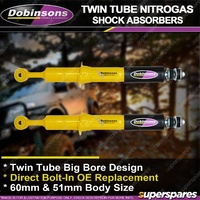 Front Dobinsons Twin Tube Shock Absorbers for Nissan Pathfinder R51 Xterra N50