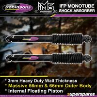 Rear 75mm Lift Dobinsons Internal Monotube Shocks for Mazda BT-50 UP UR 11-20