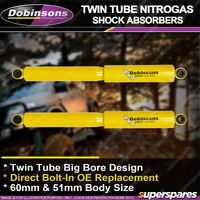 Rear Dobinsons Twin Tube Nitro-Gas Shocks for Toyota Landcruiser FJA GRJ VJA 300