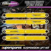 Front + Rear Dobinsons HD Twin Tube Gas Shock Absorbers for Jeep Cherokee XJ