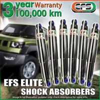 Front + Rear 30mm Lift EFS Elite Shock Absorbers for Ford F250 Rear Quad Susp