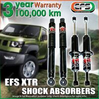 Front + Rear STD Height EFS XTR Shock Absorbers for Nissan Navara D40 NP300 4WD
