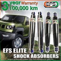 Front Rear 40mm Lift EFS Elite Shock Absorbers for Toyota Landcruiser 100 Series