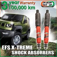 Pair Front EFS X-Treme Shock Absorbers for Toyota Landcruiser HZJ78 HZJ79