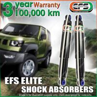 Front EFS ELITE Shock Absorbers for Toyota Hilux Axle Models 79-97 50-75mm Lift
