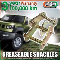 Rear EFS Greaseable Swing Shackles for Toyota Landcruiser FJ45 FJ47 HJ45 HJ47