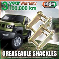 Front EFS Leaf Springs Shackles for Toyota Landcruiser FJ HJ 60 61 62 Extended