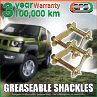 Rear EFS Greaseable Swing Shackles for Toyota Hilux 2WD Except RN90 Offset